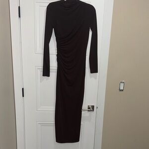Elegant Black Long Sleeve Dress